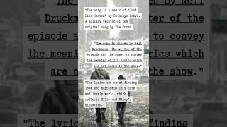 The Last Of Us: The Usage of "Just Like Heaven” by Rockabye Baby (The Cure Cover)