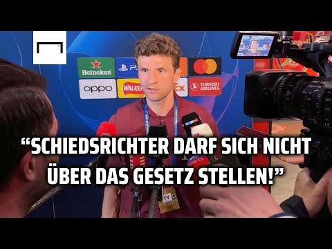 Müller kritisiert Schiedsrichter scharf! "Glasklarer Handelfmeter" | Arsenal - Bayern 2:2