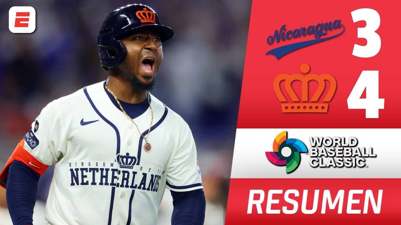 OZZIE ALBIES y PAÍSES BAJOS dejaron EN EL TERRENO a NICARAGUA | Resumen | Clásico Mundial de Béisbol