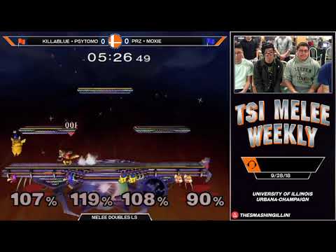 [TSI Weekly] Killablue + Psytomo (Red) vs PRZ + Moxie (Blue) SSBM Doubles