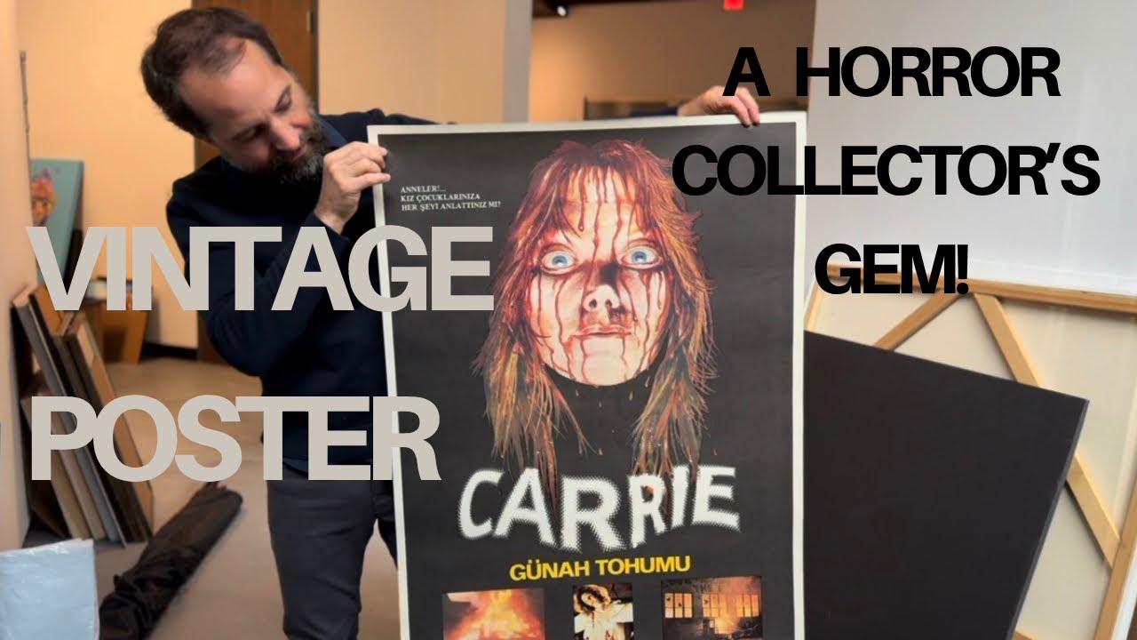 Original vintage Carrie poster ! A Horror Collector’s Gem!
