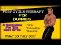 Post Cycle Therapy For Dummies ( HCG, Nolvadex and Clomid Explained)