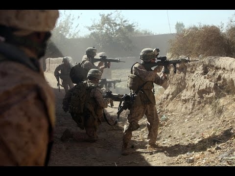 U.S. Marines in Afghanistan  - Brutal FIREFIGHT and CLASHES With Taliban. Real Combat 720p HD
