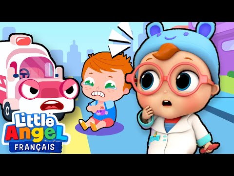 Bobos au Parc - Ambulances à la Rescousse - Comptines pour Bébé | Little Angel Français