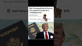 Trump Add His Face to U.S. Passport