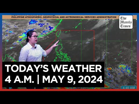 Today's Weather, 4 A.M. May 9, 2024