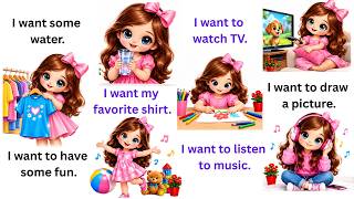 “I WANT” English Sentences You Must Know | English Speaking Practice | Speak English At Home