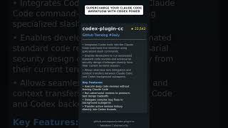 GitHub Trending Repositories: openai/codex-plugin-cc 🇬🇧