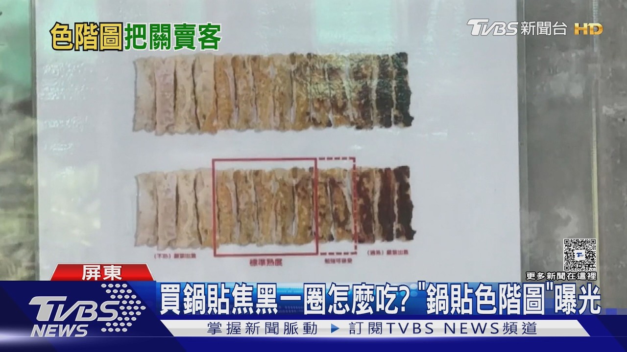 影音/這麼黑怎麼吃?買鍋貼焦黑一圈 神秘「鍋貼色階圖」曝