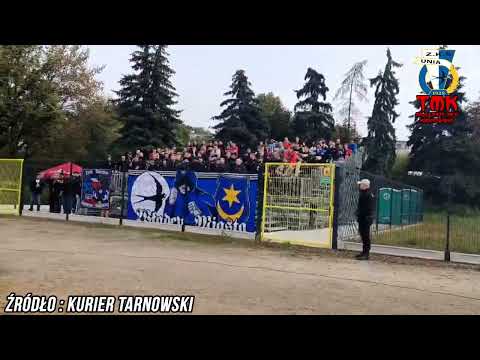 DOPING KIBICÓW UNII TARNÓW PODCZAS SPOTKANIA Z WIECZYSTĄ KRAKÓW 24.09.2022