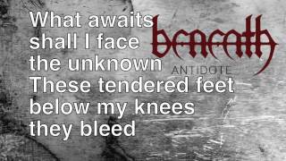 BENEATH - VENGEANCE I BREATHE - LYRICS