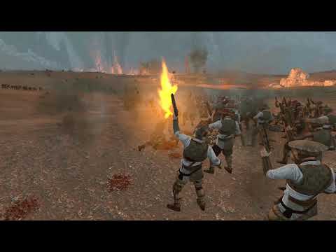 Zombie Pirate Gunnery Mob VS Free Company Militia | Total War: Warhammer 2