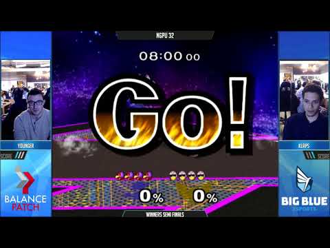 NGPU 32 SSBM - Younger (Falco) vs. Klaps (C. Falcon) - Melee WSF