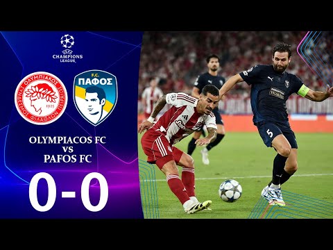 Olympiacos vs Pafos FC | 0-0 | Highlights | UEFA Champions League 2025/26 | pafos fc olympiacos