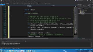 C언어/C++ 강의 24화 TextRPG 2 전투 [어소트락 게임아카데미]