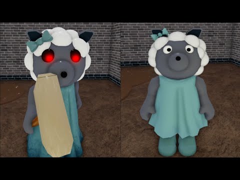 Sheepy Infected vs Non Infected Jumpscare - Roblox Piggy RP