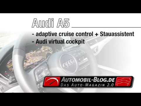 Fahrerassistenzsysteme beim Stau im neuen Audi A5