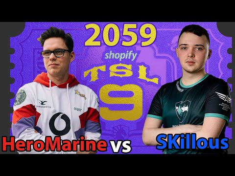 StarCraft 2 - Replay-Cast #2059 - 🇩🇪 HeroMarine (T) vs SKillous (P) - TSL9