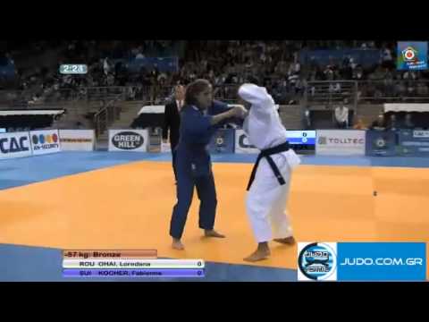 European Judo Championhips U20 Lommel 2011 Bronze -57kg Ohai (ROU)-Kocher (SUI)