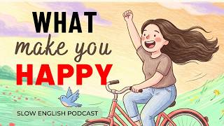 What Makes You Happy? | Slow English Podcast #learnenglishpodcast #englishlistening