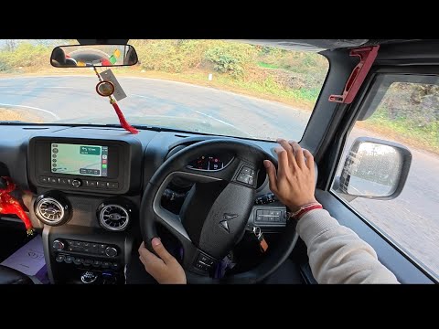 2024 MAHINDRA THAR BS6 | CHD TO PALAMPUR  |PART 2|  POV DRIVE | GEARSHIFT POV |
