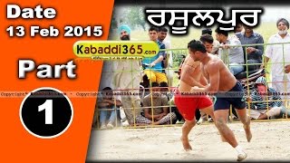 Rasoolpur (Jagraon) Kabaddi Tournament 28 Mar 2014 Part 1 By Kabaddi365.com