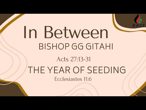 In Between - Bishop Dr. GG Gitahi