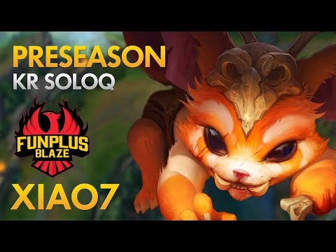 Preseason: FunPlus Phoenix Blaze Xiao7 - Gnar Top Lane - KDA 12/0/15