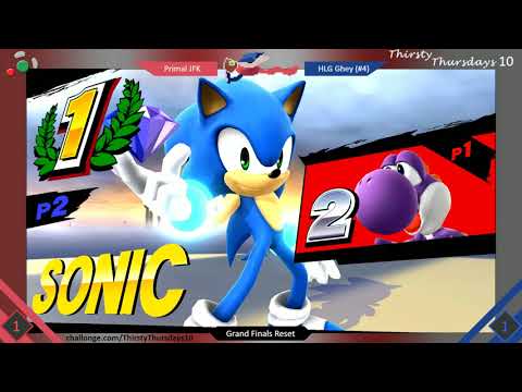 Primal JFK (Yoshi, Marth) vs HLG Ghey (Sonic) - GFR
