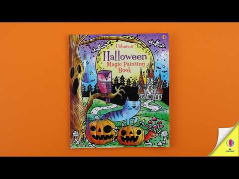Книга Halloween Magic Painting Book video 1
