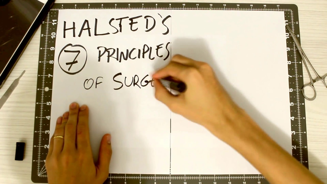 Halsted's 7 Principles of Surgery (test video)