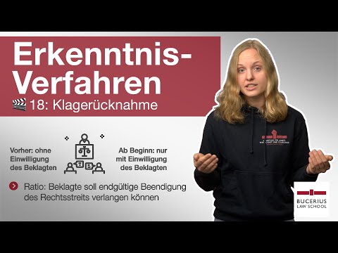 🟥 Klagerücknahme | 🎬 18 | ZPO-Erkenntnisverfahren