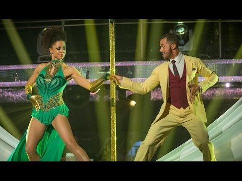 Natalie Gumede and Artem's Showdance to 'Steppin' Out With My Baby' - Strictly Come Dancing - BBC