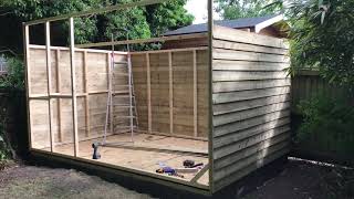 HOW TO BUILD A PENT SHED | Garden Shed Project | Part 2