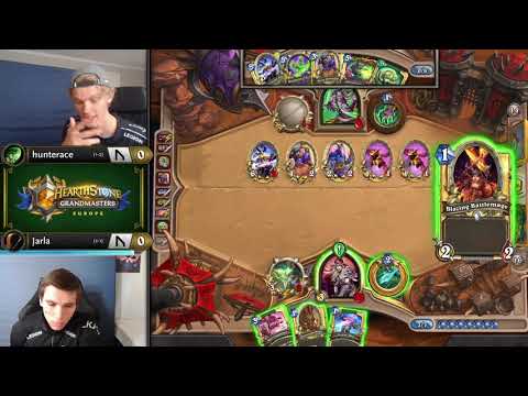 Hunterace vs Jarla - Division A - Hearthstone Grandmasters Europe 2020 Season 1 - Week 5