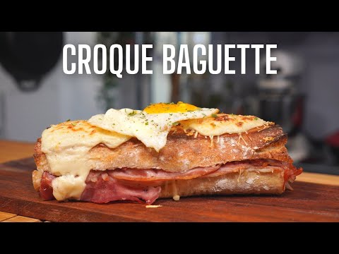 CROQUE BAGUETTE (Mme & Mr) -- FOOD IS LOVE