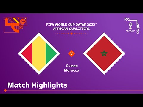 Guinea v Morocco | FIFA World Cup Qatar 2022 Qualifier | Match Highlights