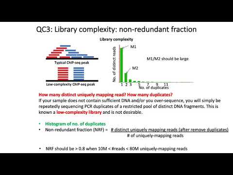 MCB 182 Lecture 8.7 - ChIP-seq QC metrics