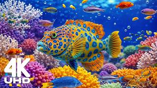 The Best 4K Aquarium – Beautiful Tropical Aquarium 🐠 Calm Ocean Life & Sleep Ambience