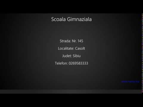 Scoala Gimnaziala Casolt