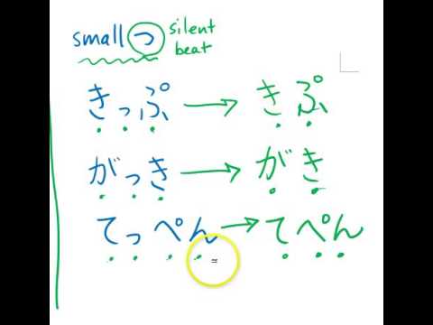 Hiragana small TSU