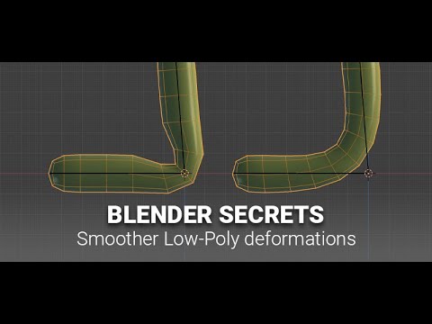Daily Blender Secrets - Smoother Low-Poly deformations