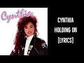 Cynthia - Holding On [Lyrics]