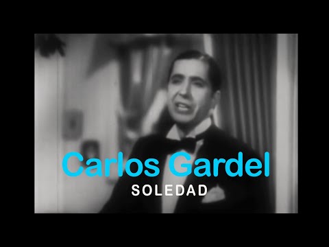 Carlos Gardel - Soledad - (Video oficial de la película "El Tango en Broadway)