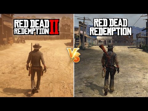 Red Dead Redemption 2 vs Red Dead Redemption 1 - Details Comparison