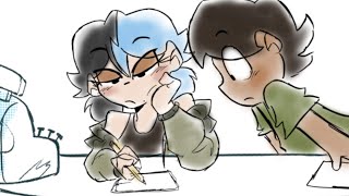 THIS is why i never draw in public... [animation]