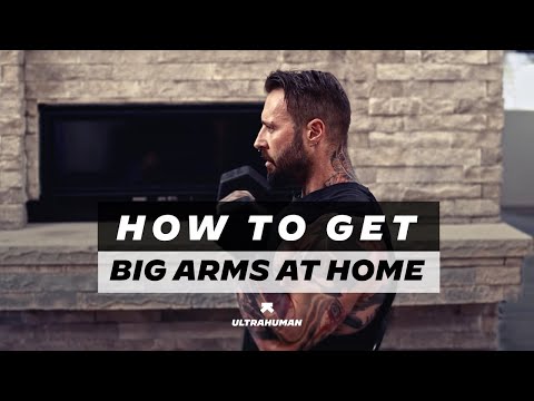 Build big arms with Kris Gethin | Minimal Equipment (At Home)
