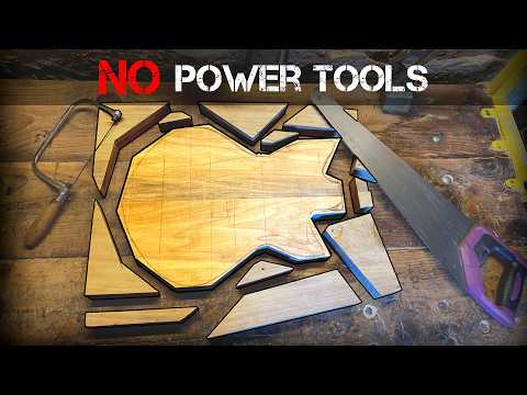 Building a guitar body without power tools