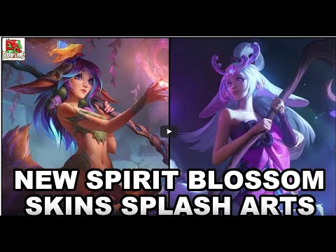 New Spirit Blossom Skins Splash Arts - Lillia Thresh Vayne Teemo Yasuo - League of Legends