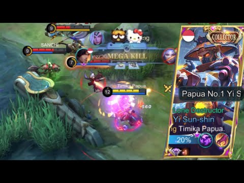 GAMEPLAY TOP GLOBAL YSS PAPUA BY : TIMIKA | BEST BUILD YSS 2022 | ITEM TERSAKIT YSS 2022